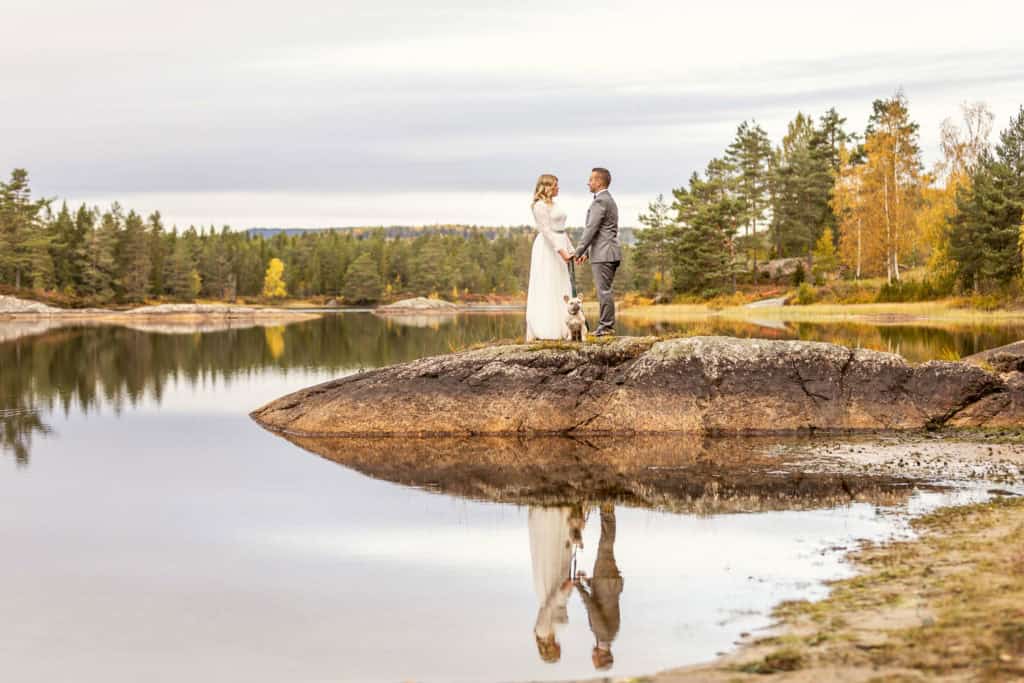 bryllupsfotografering høstbryllup vegårshei 10