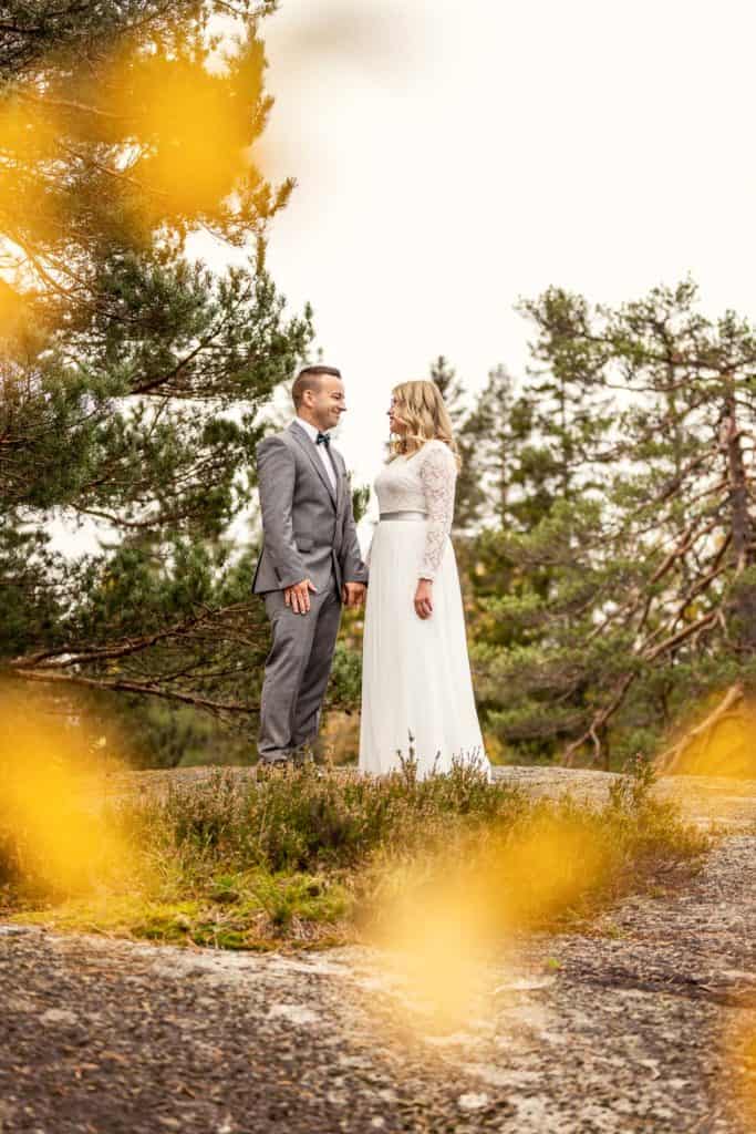 bryllupsfotografering høstbryllup vegårshei 11