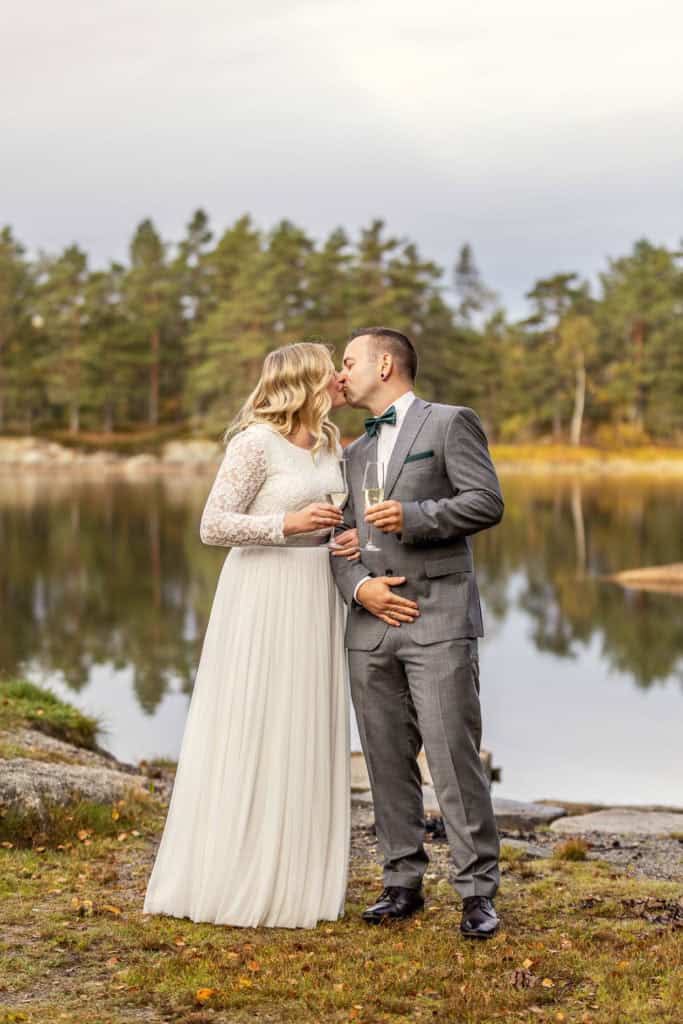 bryllupsfotografering høstbryllup vegårshei 8